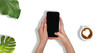© franzdell - telefonino messaggi caffè scrivania contatti usare telefono