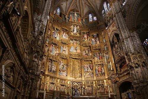 Fotomural Interior of Primate Cathedral of Saint Mary of Toledo