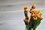 Fototapeta Tulipany - Tulipany, bukiet kwiatów