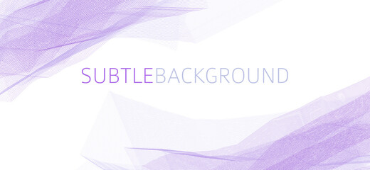 Aufkleber - Minimal background with light violet thin lines. Subtle vector graphics