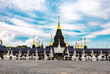 CHIANGMAI, THAILAND, Wat Den Salee Sri Muang Gan (Wat Ban Den) Is A Lanna-style Buddhist Temple. 