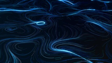 Abstract Concept on Web Network Data and Communication Particle Lines