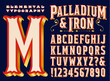 © Mysterylab - A Vintage Style Signage or Headline Font called Palladium & Iron