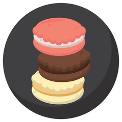 Sticker - macarons