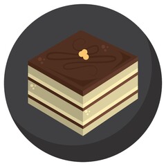 Canvas Print - opera cake