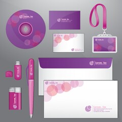 Canvas Print - corporate identity elements