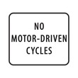 © captainvector - no motor-driven cycles sign