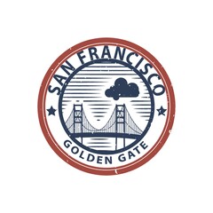 Sticker - golden gate bridge