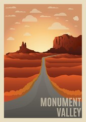 Canvas Print - monument valley