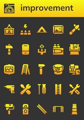 Poster - improvement icon set