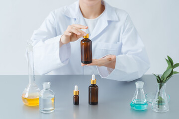 Wall Mural - natural skincare beauty product research