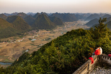 the bac son valley in vietnam