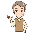 © amirian - Illustration of an old man guiding
