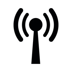 Fototapete - Antenna wave icon