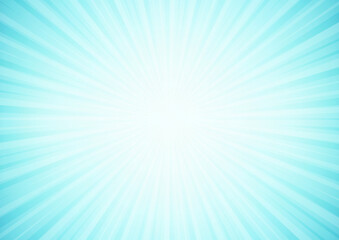 bright blue and white rays background
