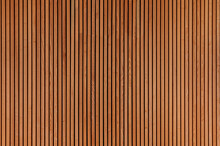 Oak Wood Planks Texture Background. Wooden Sticks Facade Texture Detail.