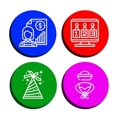 Poster - employee icon set