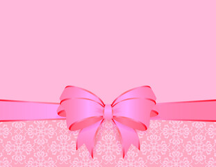 Wall Mural - Ribbon bow