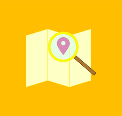 location point simple shapes vector icon