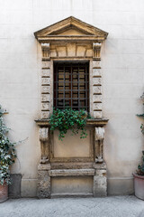 Wall Mural - window, architectural detail of a building of the century XV