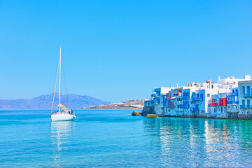 Wall Mural - Mykonos  - Idyllic greek landscape