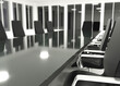 Empty conference room 3d rendering