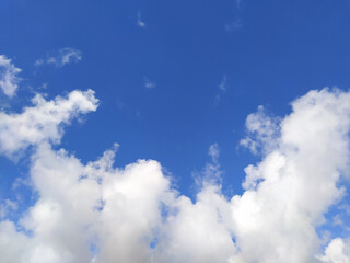 blue sky with clouds