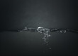 © olegkruglyak3 - Water wave on a dark background