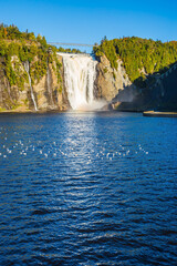 Poster - The waterfall Montmorency in Park