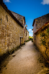 Wall Mural - The fortified village of Larressingle, France