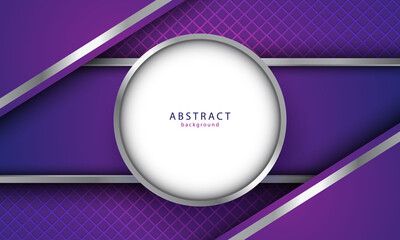 Wall Mural - realistic abstract background with silver and violet color