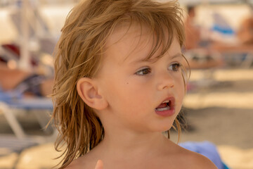 portrait of a little girl