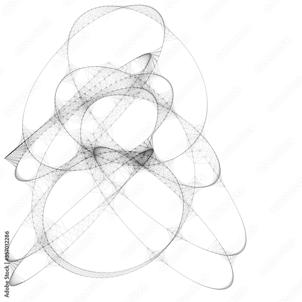 Drawn sketch line art computer generated art Stock Illustration | Adobe ...