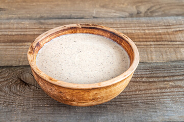 Poster - Wild mushroom cream soup