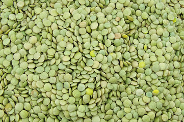 Green lentils, one of the basic foods of turkish cuisine