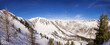 © Denis Tikhomirov - Scenic panorama of the canyon in winter at the ski resort of Isola 2000, France