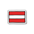 © chernous - Flag of Austria doodle icon, vector illustration