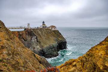 Wall Mural - Point Bonita lighthouse in San Francisco 