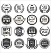 © totallyout - Retro vintage sale badges and labels collection