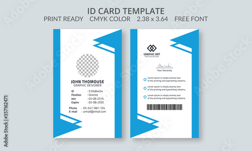 Fotomural Corporate ID Card Design Template