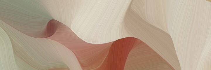 Leinwandbilder - creative curved speed lines background or backdrop with rosy brown, pastel gray and sienna colors. can be used as header background