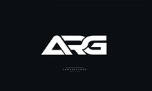 ARG Letter Logo Alphabet Design Icon Vector Symbol