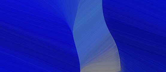 Aufkleber - abstract curved speed lines background or backdrop with dark blue, steel blue and slate gray colors. can be used as graphic background element