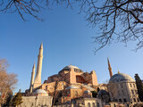 Fototapeta Kuchnia - Great historical building Hagia Sophia ,Istanbul, Turkey
