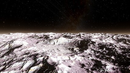 detailed planet surface, space background, surreal surface, computer graphics surface 3d render