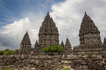 Wall Mural - Prambanan temple near Jokyakarta, Java, Indonesia