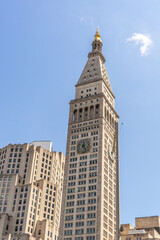 Poster - A clock tower in the city