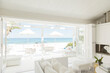 © Astronaut Images Images Images/KOTO - Modern living room overlooking beach and ocean