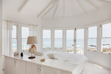 White Bedroom Overlooking Ocean