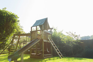 Sticker - Play structure in backyard